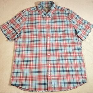 L.L.Bean Mens Button Up Plaid Shirt